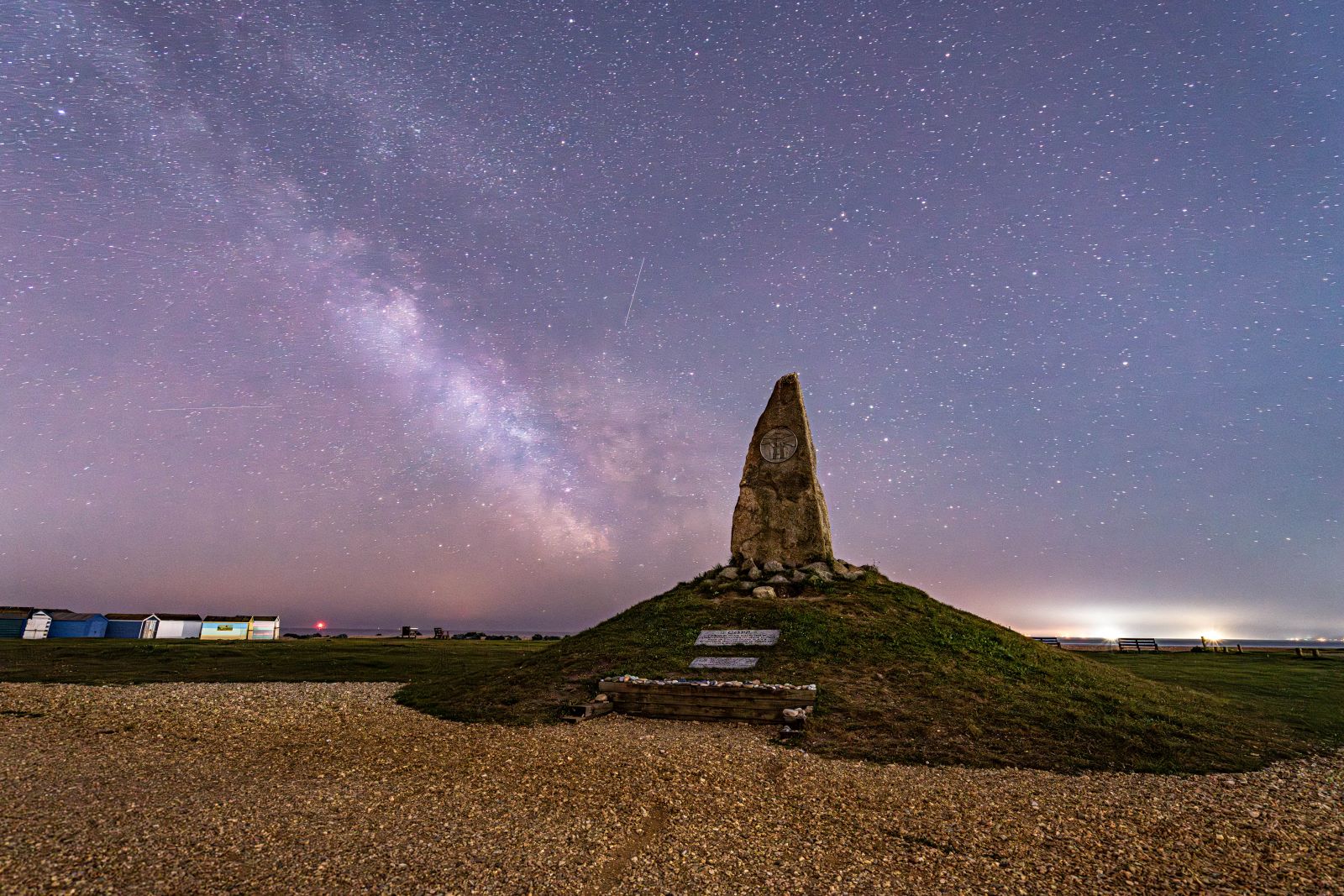 2nd Place - Steve Rowlands - Hayling Monument at night
